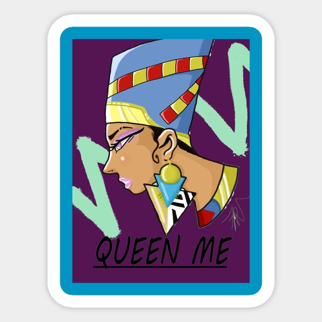 "Queen Me." Sticker by TreBeyond